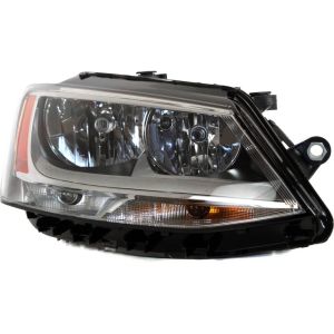 VOLKSWAGEN JETTA HYBRID HEAD LAMP ASSEMBLY RIGHT (Passenger Side) (HALOGEN) OEM#5C7941006 2013-2016 PL#VW2503146