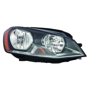 VOLKSWAGEN GOLF HEAD LAMP ASSY RIGHT (Passenger Side) (HALOGEN)(TO 6-29-14)(OE Quality) OEM#5G0941006C 2015 PL#VW2503158