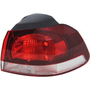 VOLKSWAGEN GTI 2/4DOORS TAIL LAMP RIGHT (Passenger Side) OUTER (WO/RR FOG) OEM#5K0945096G 2010-2014 PL#VW2805106