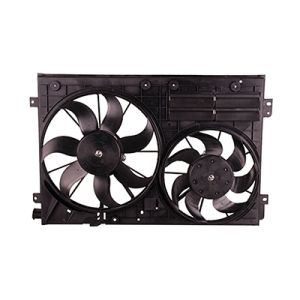 VOLKSWAGEN CC RADIATOR & A/C FAN ASSEMBLY (2.0/3.6L)(DUAL FAN) OEM#1K0121205AD9B9-PFM 2009-2012 PL#VW3115113